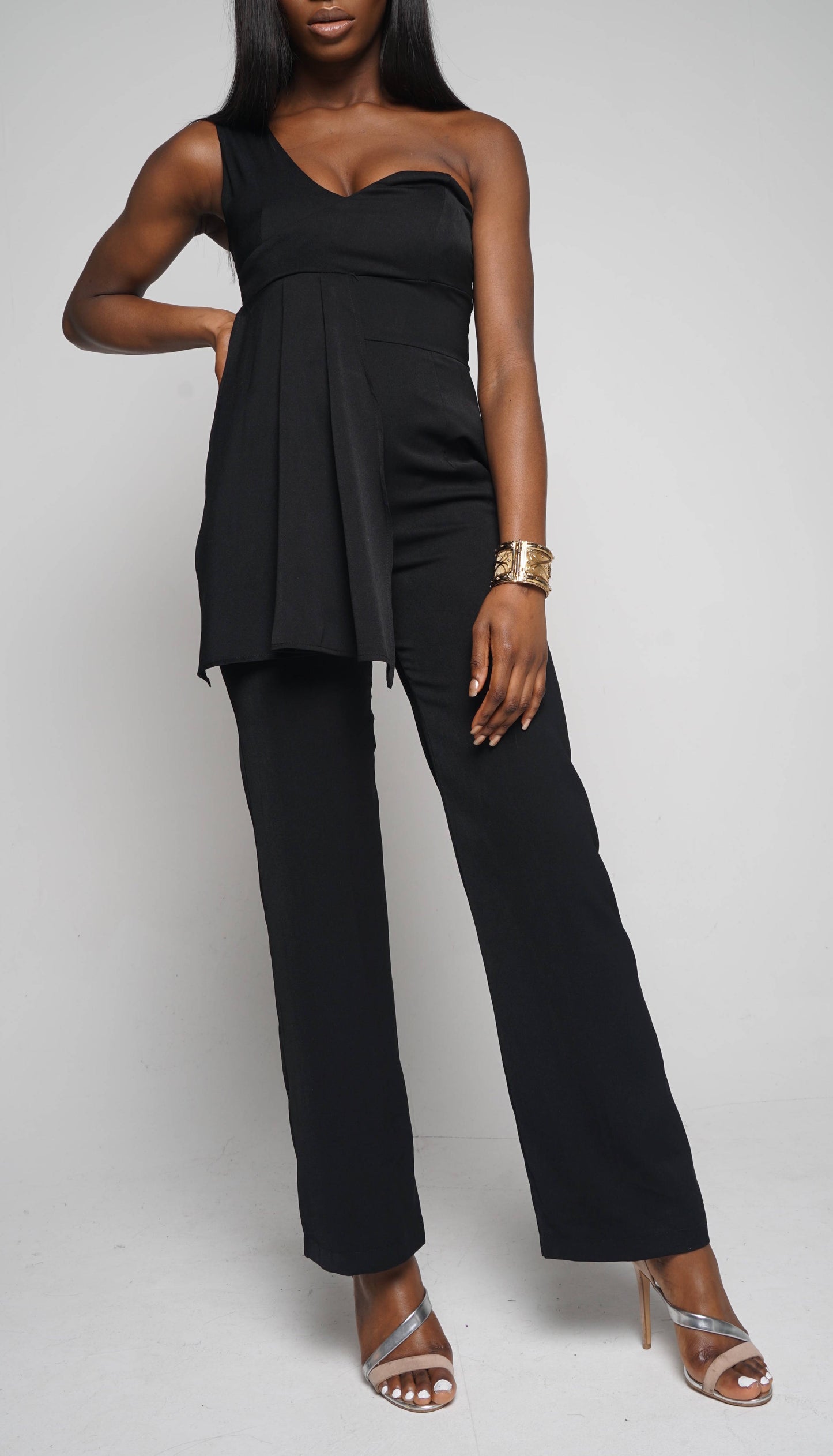 Karis One Shoulder Jumpsuit