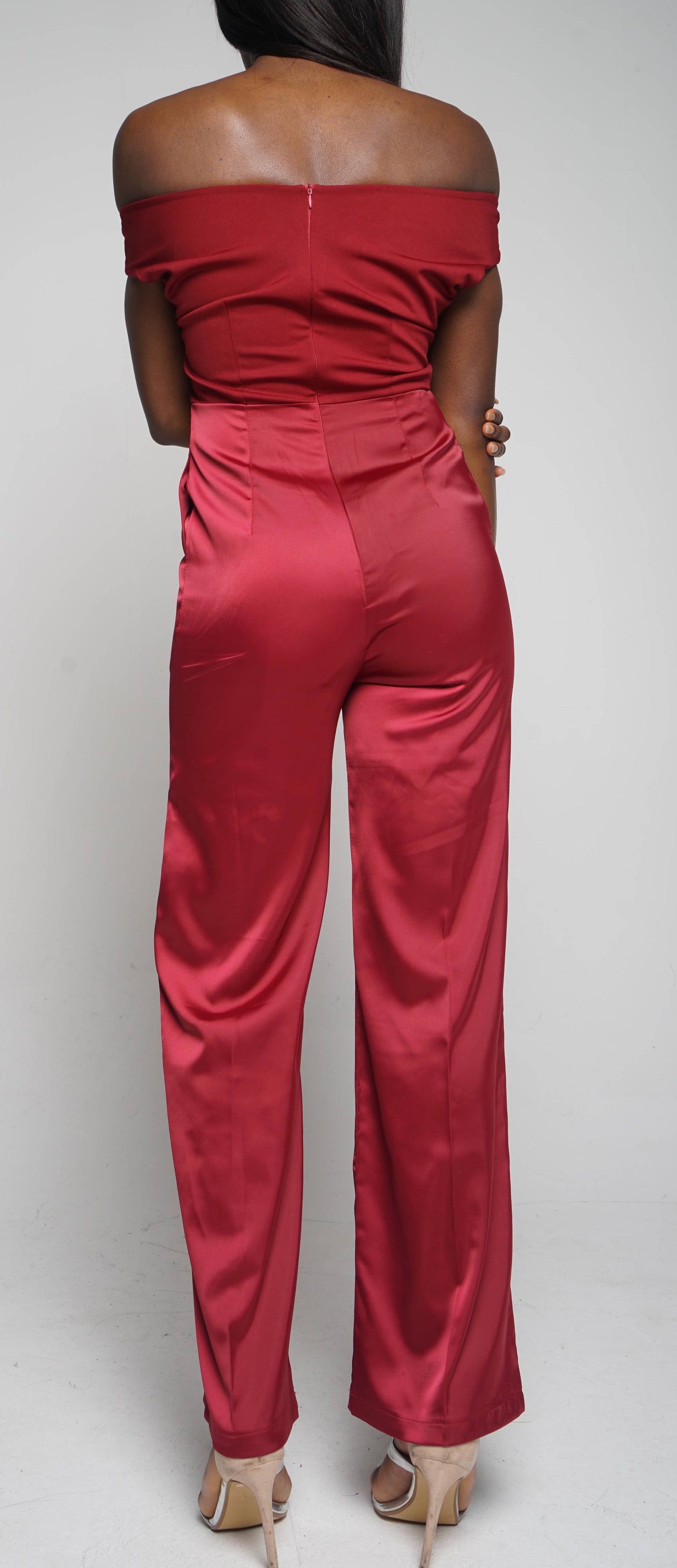 Saffron Cross Bardot Jumpsuit