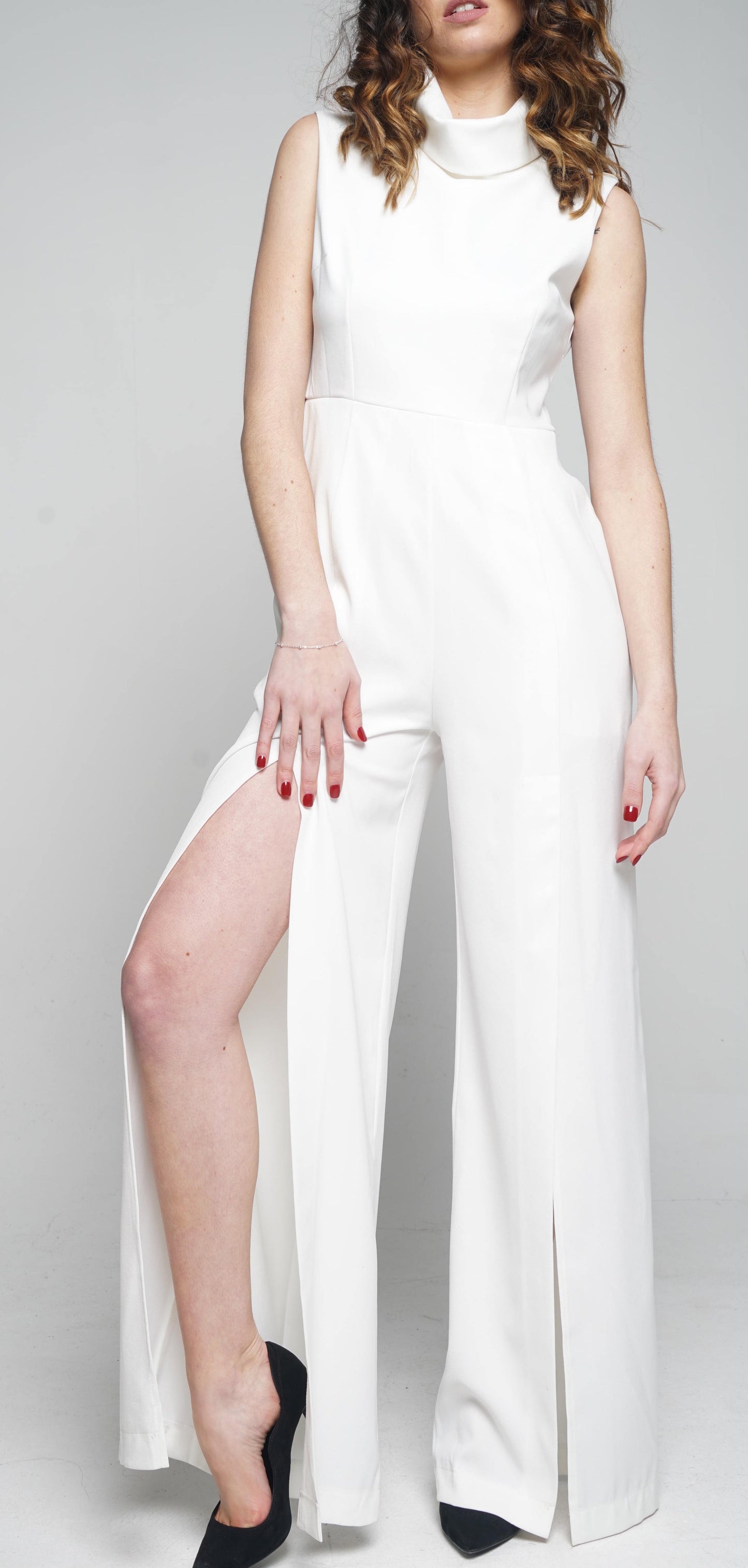 Leila Turtle Neck Jumpsuit