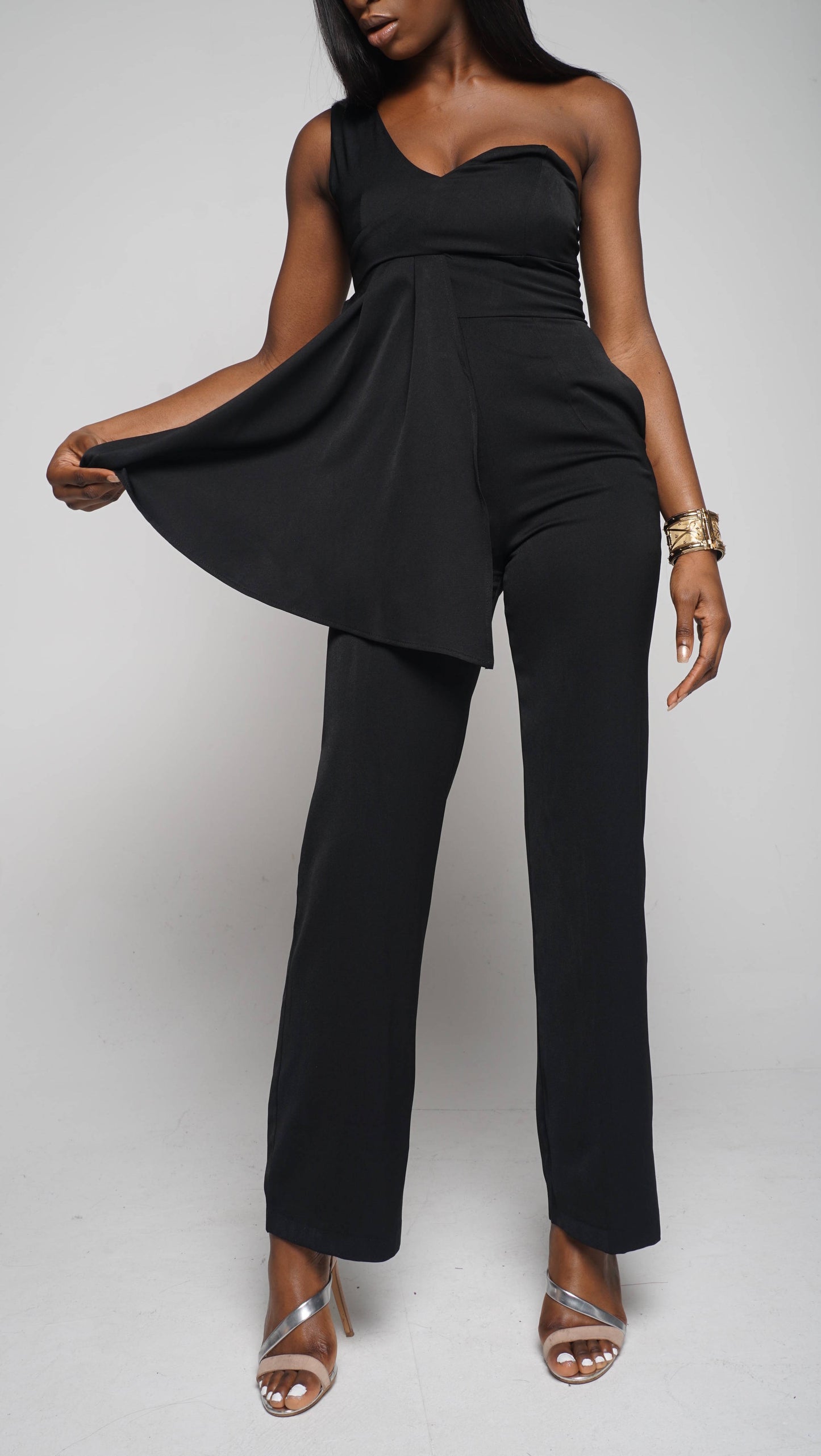 Karis One Shoulder Jumpsuit